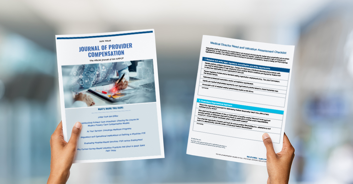 Thought Leadership on Concierge Medicine, Medical Director Assessment
